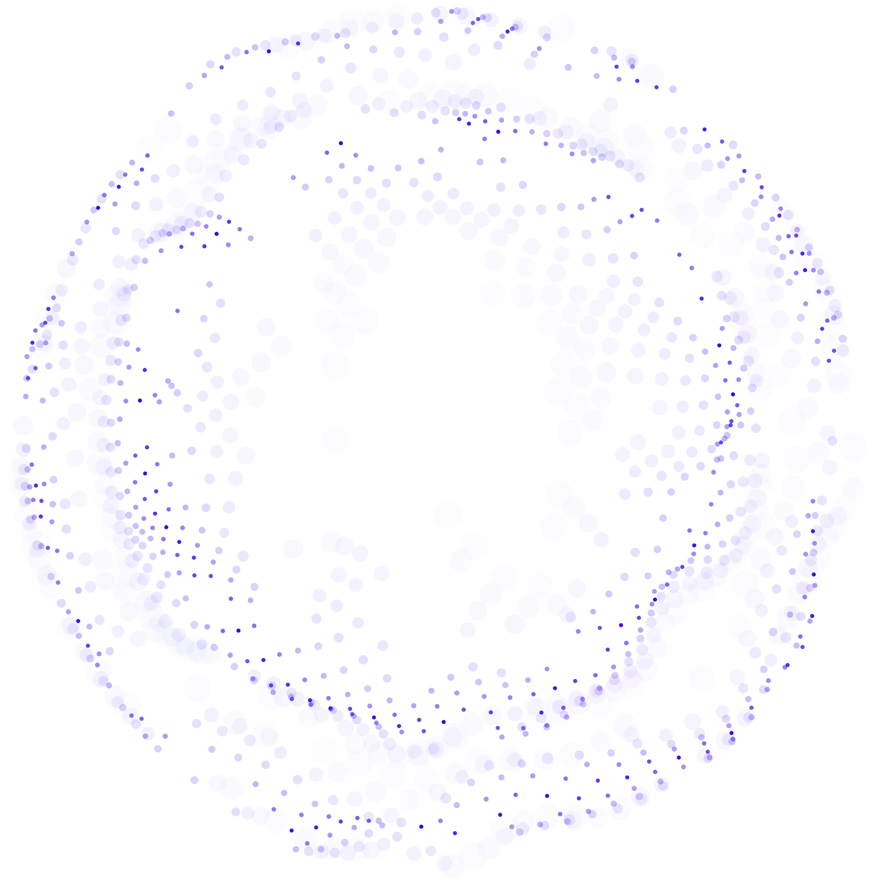 rotate dot decoration big blue