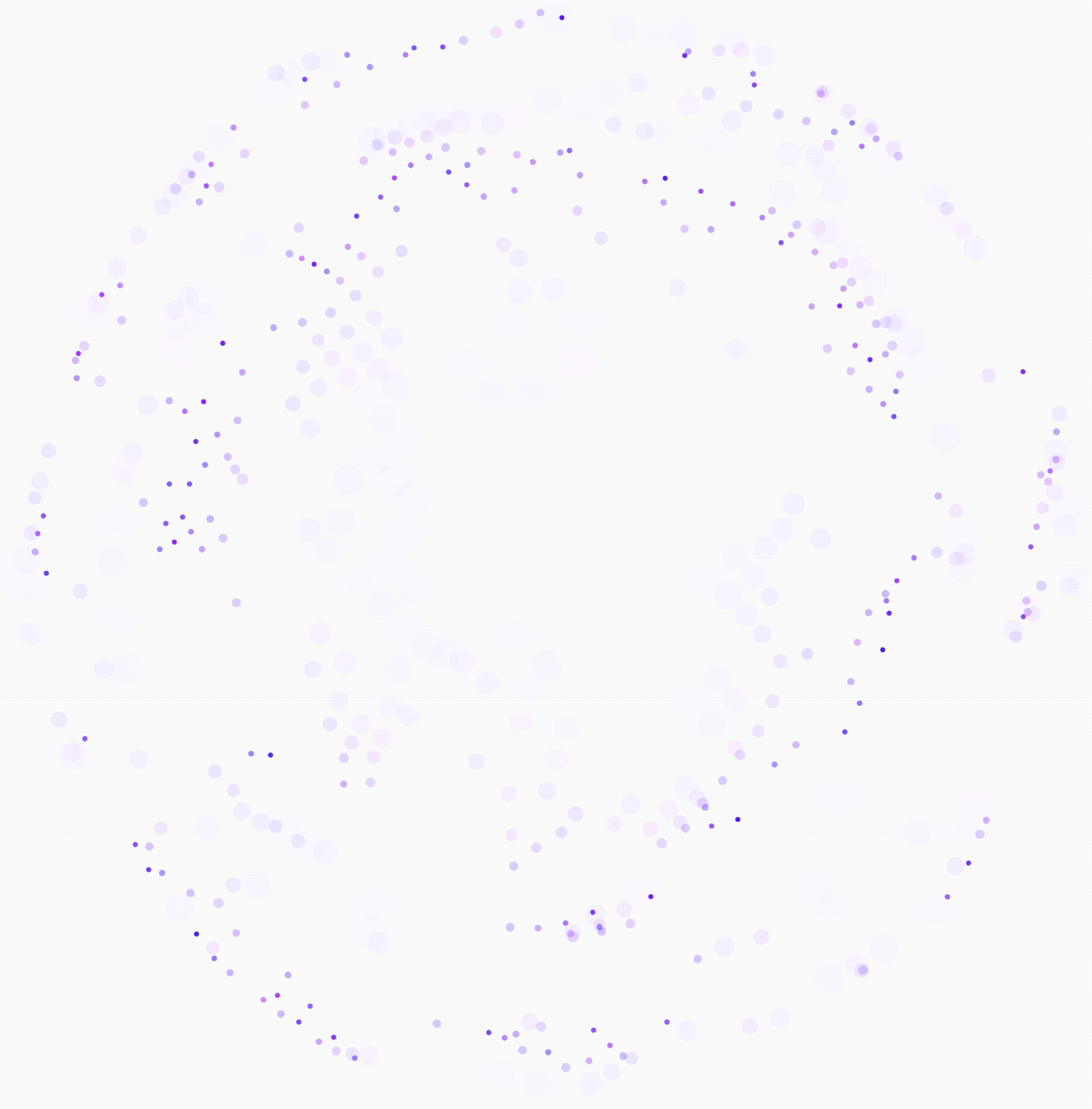 rotate dot decoration big purple