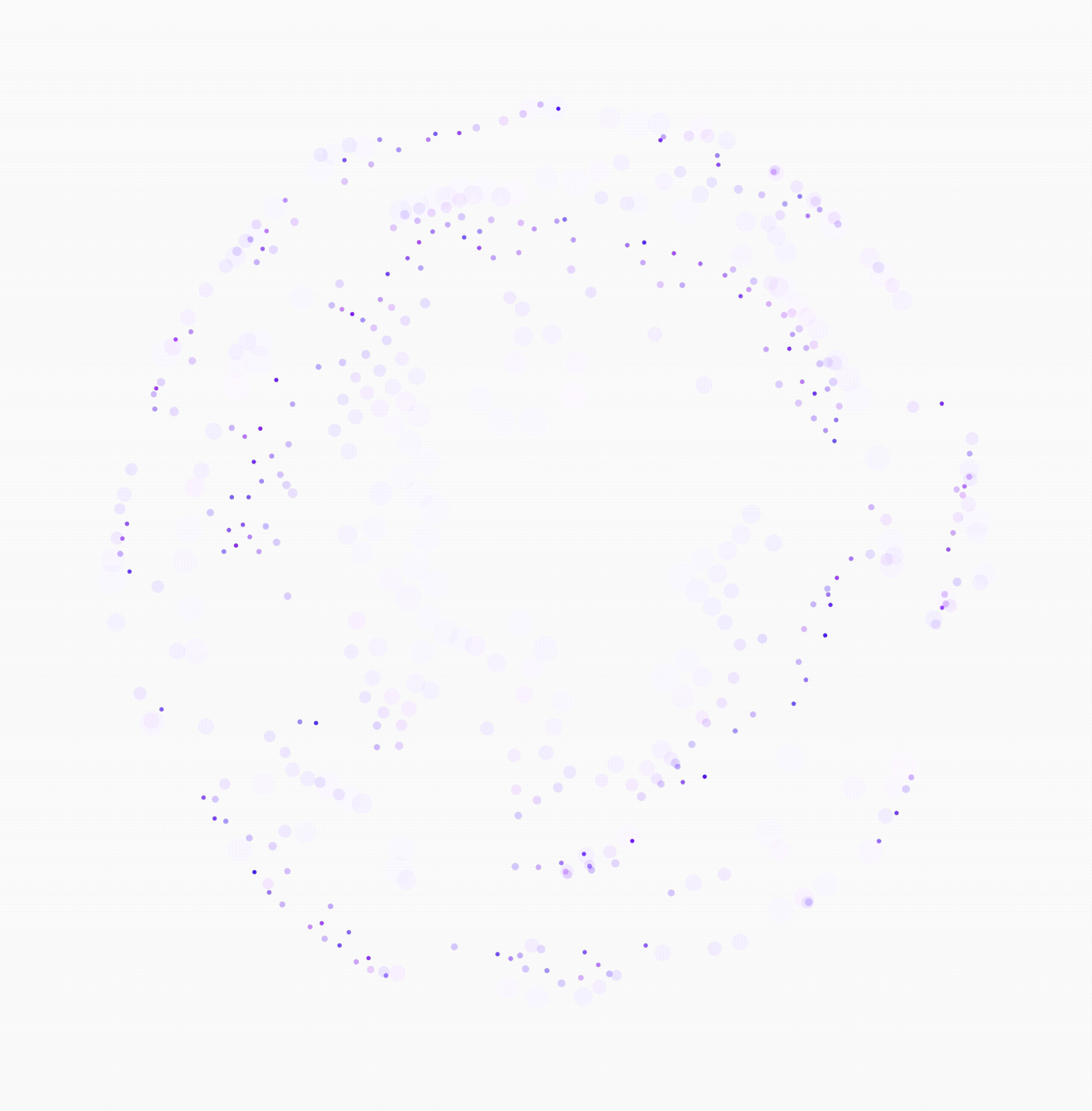 rotate dot decoration small purple